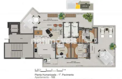 Apartamento com 3 quartos à venda na Rua Do Ipês, Novo Horizonte, Sabará