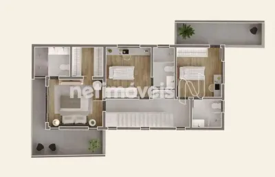 Terreno comercial à venda na Rua Jonas Vanucci Lins, Paquetá, Belo Horizonte