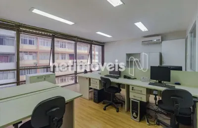Sala comercial com 5 salas para alugar na Rua dos Guajajaras, Centro, Belo Horizonte