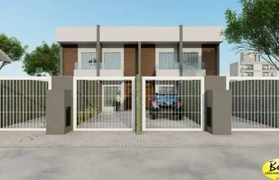 Sobrado geminado, bairro vila nova, buch imoveis, imoveis em,  joinville