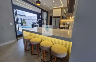 Casa em condomínio para venda em indaiatuba, residencial milano, 3 dormitórios, 3 suítes, 5 banheiros, 4 vagas