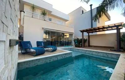 Ca0396 - lindissimo sobrado para locaçao e venda em condominio clube - at. 300m² - ac. 185m² - jardim residencial alto de itaici indaiatuba sp