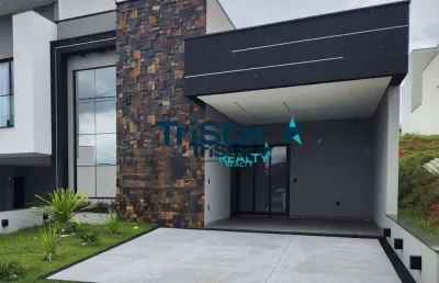 Ca0114 - ca0114 - casa nova terrea otima oportunidade em condominio fechado com lazer completo - at. 204m² - ac. 140m² - park gran reserve indaiatuba