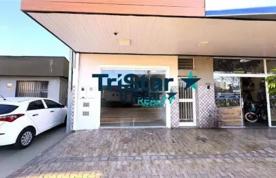 #aluguel - salao comercial com mezanino em avenida principal -  cidade nova