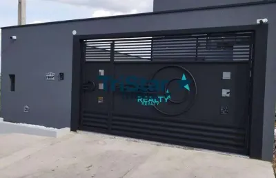 Ca0308 - sobrado a venda com excelente acabamento em bairro novo smart city em indaiatuba. at:150m² - ac:155m²