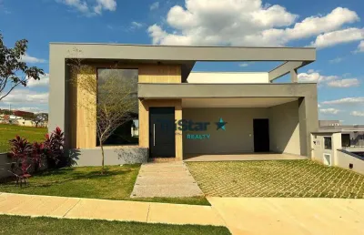 Tristar realty - ca0527 - casa térrea de alto padrão em condominio fechado - at. 360m² - ac. 225m² - villa sapezal - indaiatuba - sp