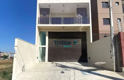 Sl0071 - salão comercial novo com pé direito de 5m as margens do parque ecologico - at. 270m² - ac. 225m² - jardim colonial indaiatuba sp