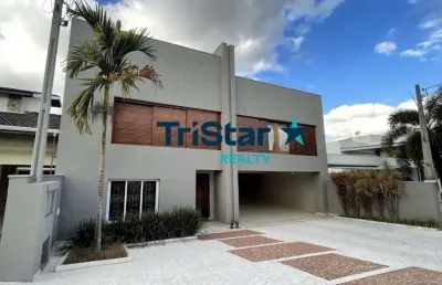 Tristar realty - ca0458 - suntuoso sobrado com acabamento alto padrão em condomínio privativo -  at. 580m² - ac. 670m² -  vila inglesa - indaiatuba