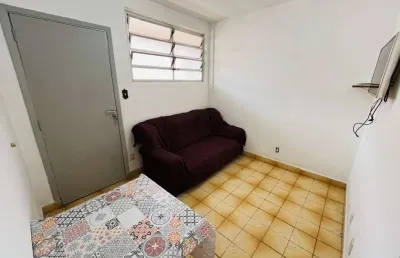 Apartamento com 1 dormitório, 45 m² - venda por r$ 200.000,00 ou aluguel por r$ 1.600,00/mês - boqueirão - praia grande/sp