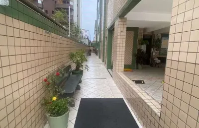 Kitnet com 1 dormitório à venda, 37 m² por r$ 190.000,00 - boqueirão - praia grande/sp