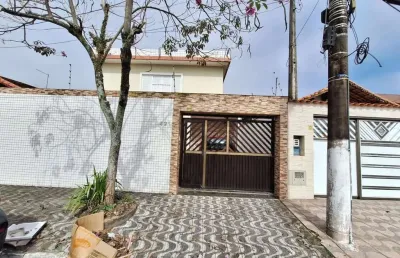 Sobrado com 3 dormitórios à venda, 202 m² por r$ 800.000,00 - maracanã - praia grande/sp