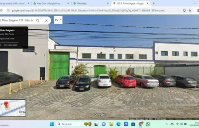 Galpão para alugar, 1000 m² por r$ 21.075,12/mês - jardim alice - praia grande/sp