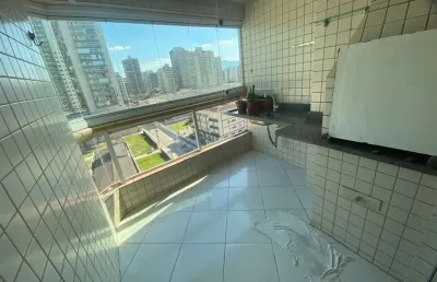 Apartamento com 2 dormitórios para alugar, 72 m² por r$ 3.100,00/mês - aviação - praia grande/sp