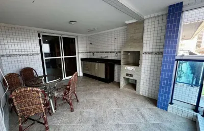 Apto alto padrão boqueirão/canto do forte, 03 quartos (2 suítes), 02 vagas privativas, 160 metros, quadra da praia.