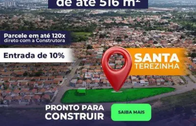 Terreno no bairro residencial santa terezinha em cuiabá - mt