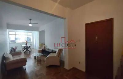 Apartamento na quadra da praia com 3 dormitórios e 1 vaga de garagem à venda, 120 m² por r$ 640.000 - icaraí - niterói/rj