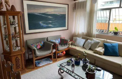 Excelente planta em área nobre! apto 3 qtos sendo 1 suíte. 2 vagas à venda, 112 m² por r$ 1.100.000 - icaraí - niterói-estuda permuta por apto 2 qtos.