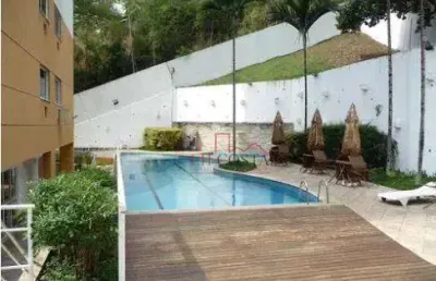 Cobertura com varanda, 3 dormitórios sendo 2 suítes e 2 vagas na escritura  à venda, 144 m² por r$ 600.000 - fonseca - niterói/rj