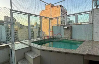 Cobertura em icaraí com 3 dormitórios sendo 2 suítes  à venda, 240 m² por r$ 1.450.000 - icaraí - niterói/rj