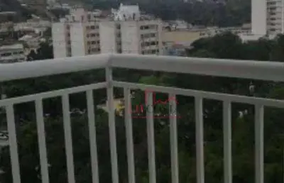 Apartamento com varanda, 2 dormitórios sendo 1 suíte. 1 vaga de garagem à venda, 60 m² por r$ 345.000 - fonseca - niterói/rj