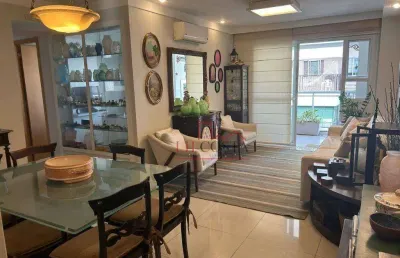 Apartamento com varanda gourmet, 3 dormitóriossendo 1 suíte, 2 vagas   à venda, 110 m² por r$ 1.290.000 - icaraí - niterói/rj
