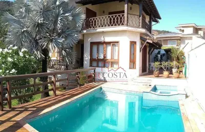 Linda casa em condomínio de alto padrão!!! composta por  4 dormitórios à venda, 258 m² por r$ 2.300.000,00- charitas - niterói - estuda permuta.