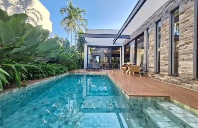 Casa em condomínio fechado com 4 quartos à venda na avenida américo de souza meirelles, residencial e empresarial alphaville, ribeirão preto, 353 m2 por r$ 3.500.000