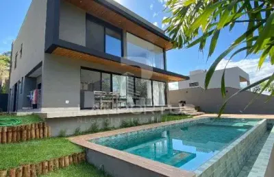 Casa alto padrao 4 quartos com 348m2 no condominio alphaville - bonfim paulista/ribeirao preto-sp