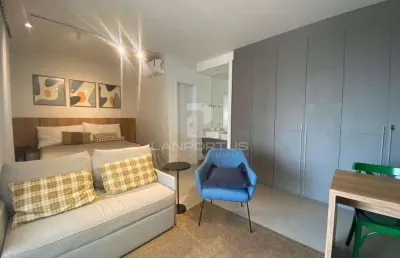 Apartamento 50m2 1 quarto para locacao mobiliado no edificio fiusa one , ribeirao preto/sp