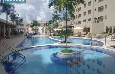 Apartamento com 1 dormitório à venda, 42 m² por r$ 180.000,00 - do turista - caldas novas/go