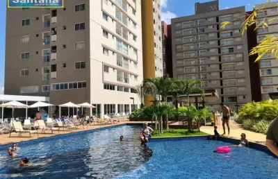 Apartamento com 3 dormitórios à venda, 97 m² por r$ 430.000,00 - bandeirantes - caldas novas/go