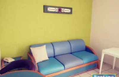 Apartamento com 1 dormitório à venda, 44 m² por r$ 150.000,00 - do turista - caldas novas/go