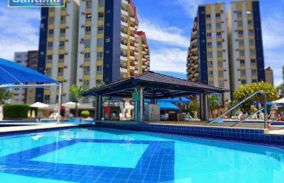 Apartamento com 1 dormitório à venda, 45 m² por r$ 140.000,00 - do turista - caldas novas/go