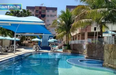Apartamento com 3 dormitórios à venda, 56 m² por r$ 210.000,00 - vale do buriti mirim  - caldas novas/go