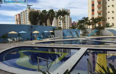 Apartamento com 1 dormitório à venda, 42 m² por r$ 140.000,00 - parque jardim brasil - caldas novas/go