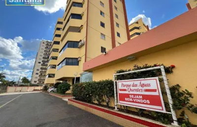 Apartamento com 2 dormitórios à venda, 120 m² por r$ 480.000 - parque das águas das quentes- caldas novas/go