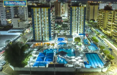 Apartamento com 1 dormitório à venda, 44 m² por r$ 147.000,00 - do turista - caldas novas/go