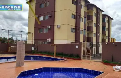 Apartamento com 2 dormitórios à venda, 42 m² por r$ 128.000 - residencial porto belo - caldas novas/go