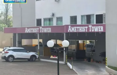 Apartamento com 2 dormitórios à venda, 58 m² por r$ 250.000 - residencial ametista - caldas novas/go