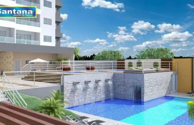 Apartamento com 2 dormitórios à venda, 55 m² por r$ 410.000 - lindo apartamento recanto do bosque - caldas novas/go