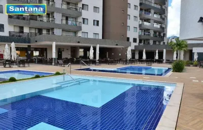 Apartamento com 2 dormitórios à venda, 66 m² por r$ 470.000,00 - do turista - caldas novas/go