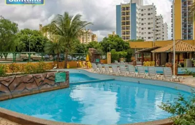 Apartamento com 1 dormitório à venda, 25 m² por r$ 80.000,00 - do turista - caldas novas/go