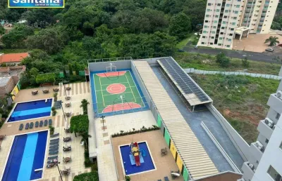 Apartamento com 1 dormitório à venda, 41 m² por r$ 290.000 - residencial recanto - caldas novas/go
