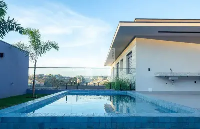 Casa à venda com 3 suíte e piscina -  condomínio reserva santa rosa - itatiba - sp
