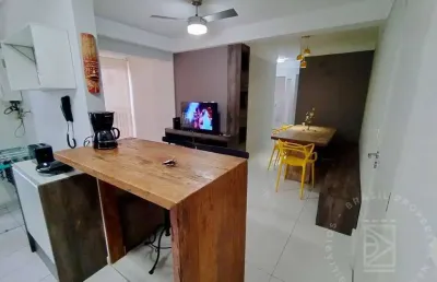 Apartamento locação, mobiliado, 2 quartos, 65m², 2 banheiros, 2 vagas - sjc