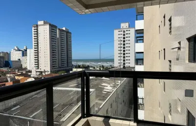 Apartamento para venda em praia grande, mirim, 2 dormitórios, 1 suíte, 2 banheiros, 1 vaga
