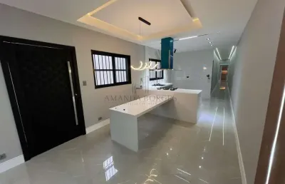 Casa para venda em praia grande, aviação, 3 dormitórios, 1 suíte, 2 banheiros, 1 vaga