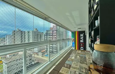 Apartamento para venda em praia grande, tupi, 2 dormitórios, 2 suítes, 3 banheiros, 1 vaga