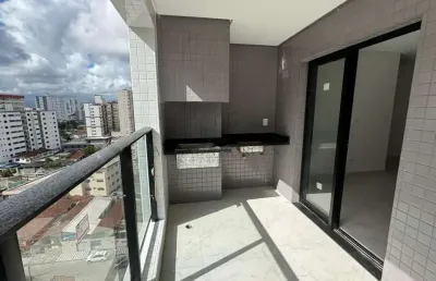 Apartamento para venda em praia grande, aviação, 2 dormitórios, 2 suítes, 3 banheiros, 1 vaga
