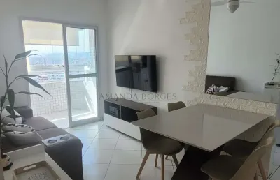Apartamento para venda em praia grande, guilhermina, 2 dormitórios, 1 suíte, 2 banheiros, 1 vaga